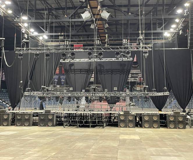 Setup for a Concert