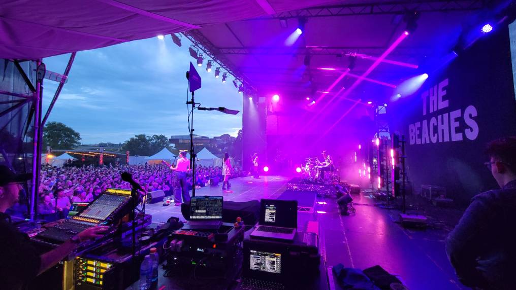 Onstage image of the Beaches